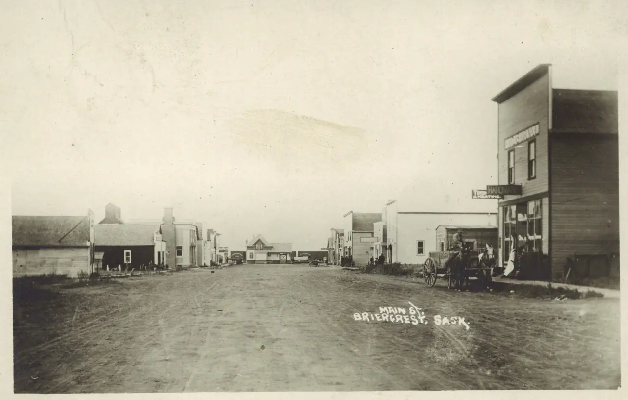 Main Street, Briercrest, about 1911